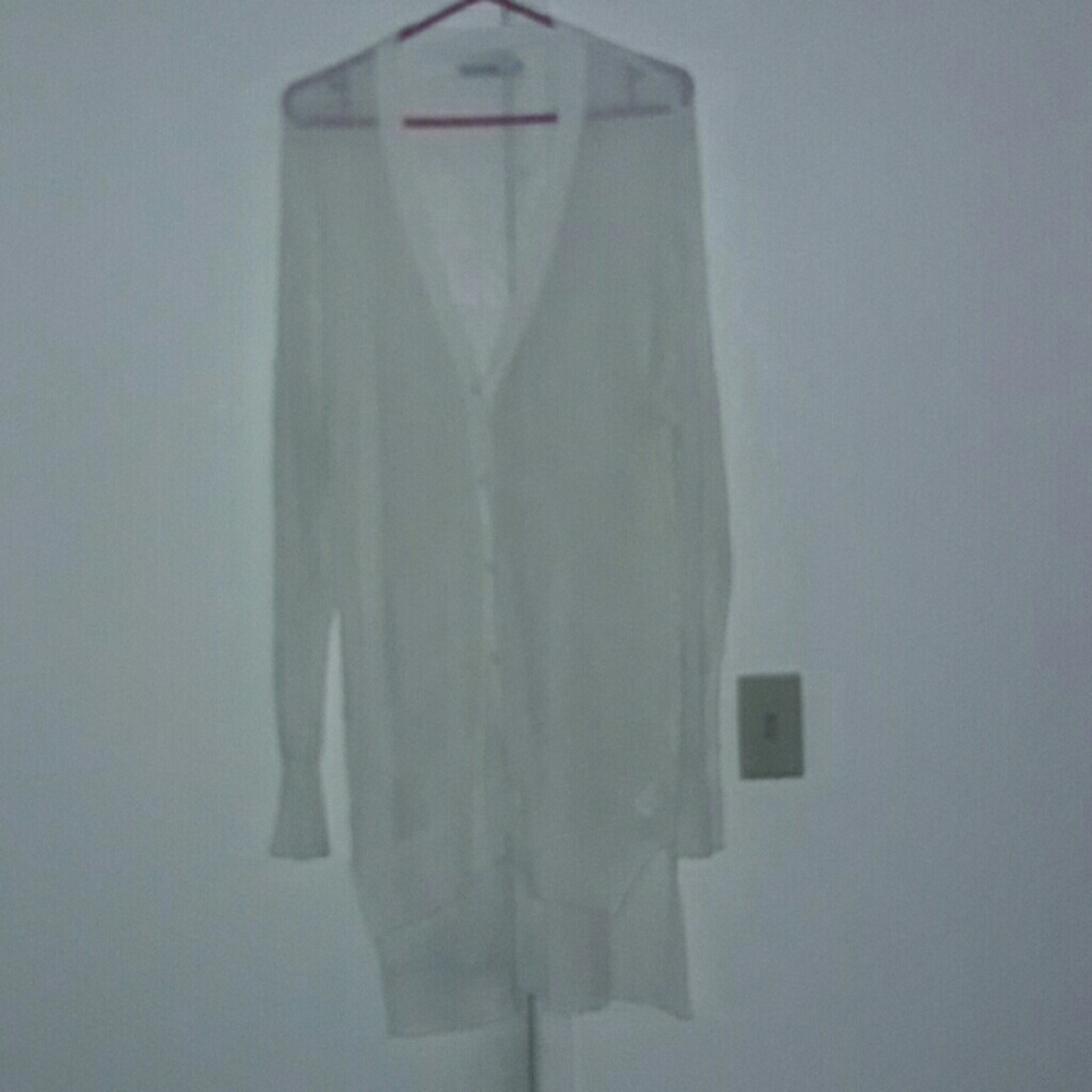 Signature Collection long sweater duster